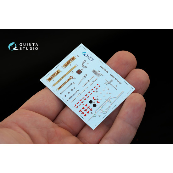 Quinta QD32024 - 1/32 3D-Printed interior for A6M2b (Mitsubishi prod) (Tamiya kit) Quinta QD32024 - 1/32 3D-Printed interior for A6M2b (Mitsubishi prod) (Tamiya kit)