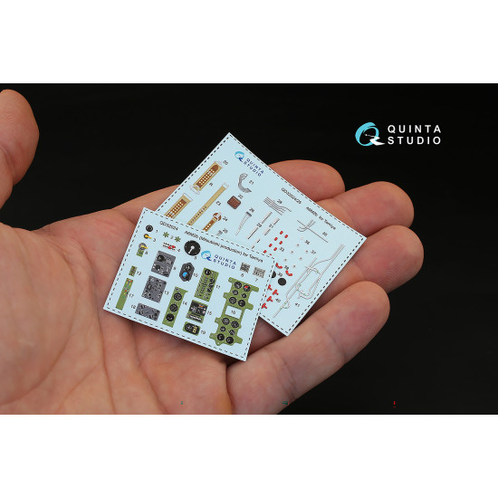 Quinta QD32024 - 1/32 3D-Printed interior for A6M2b (Mitsubishi prod) (Tamiya kit) Quinta QD32024 - 1/32 3D-Printed interior for A6M2b (Mitsubishi prod) (Tamiya kit)