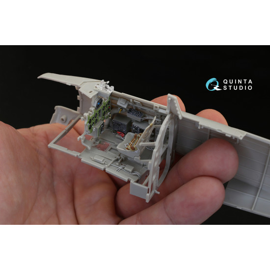 Quinta QD32024 - 1/32 3D-Printed interior for A6M2b (Mitsubishi prod) (Tamiya kit) Quinta QD32024 - 1/32 3D-Printed interior for A6M2b (Mitsubishi prod) (Tamiya kit)