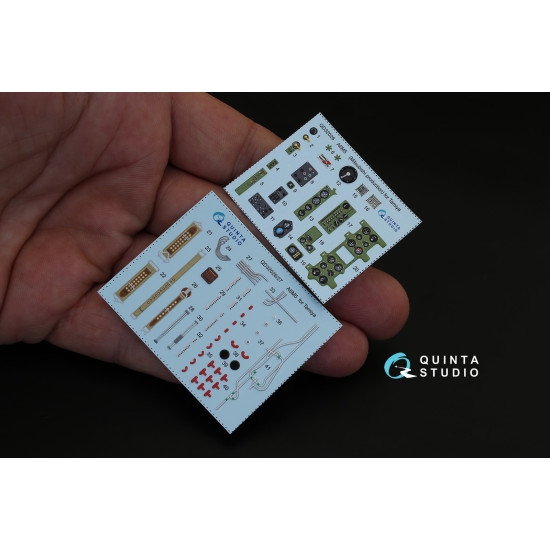 Quinta QD32026 - 1/32 3D Printed Coloured Interior for A6M5 Mitsubishi Tamiya Quinta QD32026 - 1/32 3D Printed Coloured Interior for A6M5 Mitsubishi Tamiya