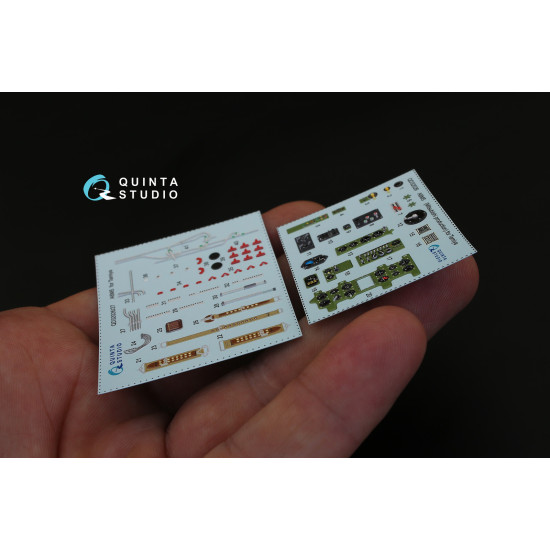 Quinta QD32026 - 1/32 3D Printed Coloured Interior for A6M5 Mitsubishi Tamiya Quinta QD32026 - 1/32 3D Printed Coloured Interior for A6M5 Mitsubishi Tamiya