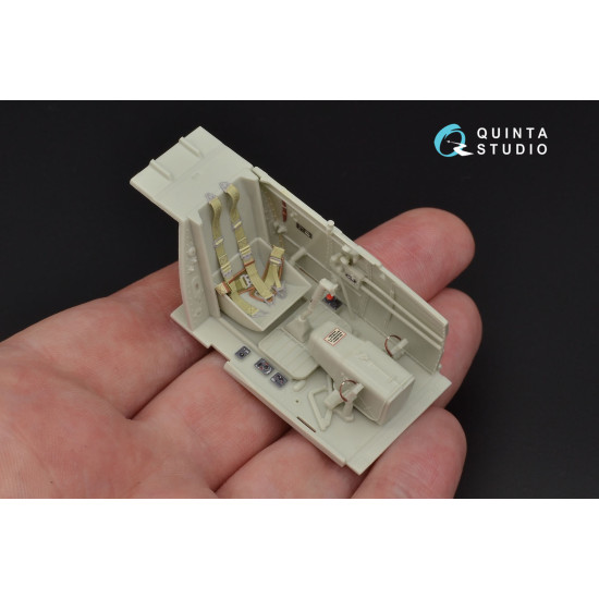 Quinta QD32029 - 1/32 3D-Printed coloured Interior for Bf 109G-6 Revell kit Quinta QD32029 - 1/32 3D-Printed coloured Interior for Bf 109G-6 Revell kit