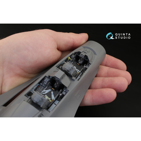 Quinta QD32031 - 1/32 3D-Printed and Coloured Interior for F-16I (Academy Kit) Quinta QD32031 - 1/32 3D-Printed and Coloured Interior for F-16I (Academy Kit)