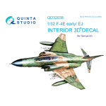 Quinta QD32038 - 1/32 3D-Printed interior for F-4E early/F-4EJ (Tamiya kit)