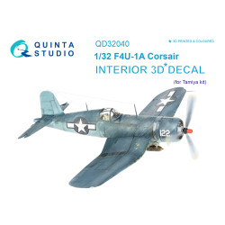 Quinta QD32040 - 1/32 3D-Printed Interior for F4U-1A Corsair (Tamiya)