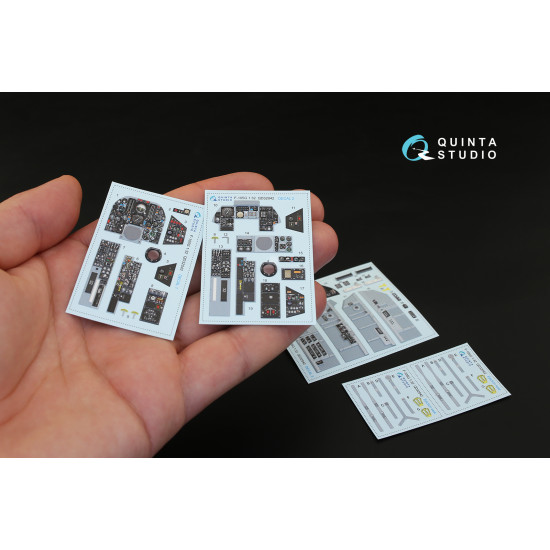 Quinta QD32042 - 1/32 3D-Printed & coloured Interior for F-105G (Trumpeter kit) Quinta QD32042 - 1/32 3D-Printed & coloured Interior for F-105G (Trumpeter kit)