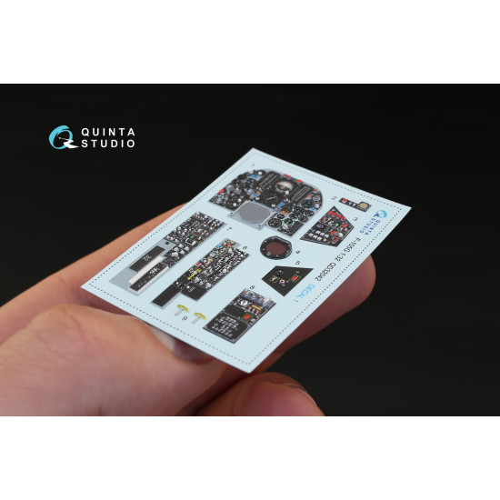 Quinta QD32042 - 1/32 3D-Printed & coloured Interior for F-105G (Trumpeter kit) Quinta QD32042 - 1/32 3D-Printed & coloured Interior for F-105G (Trumpeter kit)