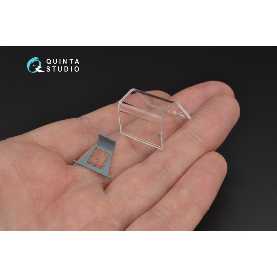 Quinta QD32048 - 1/32 3D-Printed coloured Interior for Bf 109E-3 Eduard kit Quinta QD32048 - 1/32 3D-Printed coloured Interior for Bf 109E-3 Eduard kit