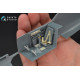 Quinta QD32048 - 1/32 3D-Printed coloured Interior for Bf 109E-3 Eduard kit Quinta QD32048 - 1/32 3D-Printed coloured Interior for Bf 109E-3 Eduard kit