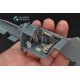 Quinta QD32048 - 1/32 3D-Printed coloured Interior for Bf 109E-3 Eduard kit Quinta QD32048 - 1/32 3D-Printed coloured Interior for Bf 109E-3 Eduard kit