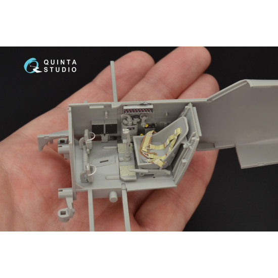 Quinta QD32053 - 1/32 3D-Printed interior for Bf 109E-4 (Cyber-hobby/Dragon kit)