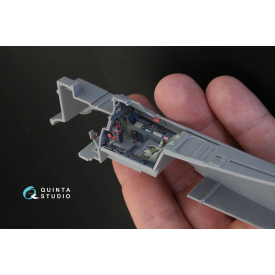 Quinta QD32055 - 1/32 3D-Printed coloured Interior for FW 190A-5 Hasegawa