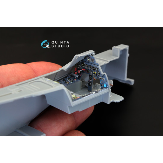 Quinta QD32055 - 1/32 3D-Printed coloured Interior for FW 190A-5 Hasegawa