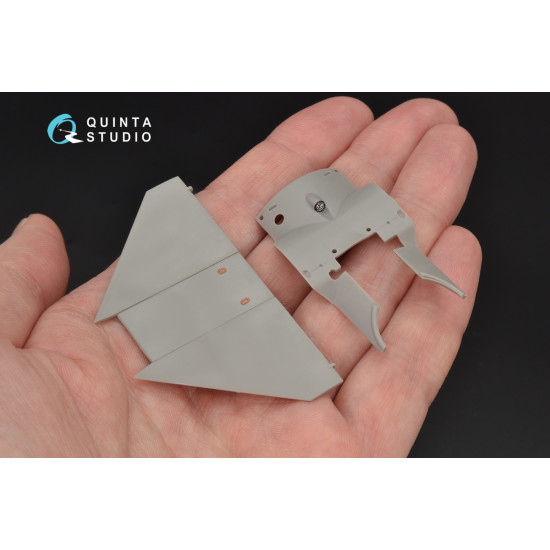 Quinta QD32060 - 1/32 3D-Printed coloured Interior for Fokker Dr.1 Roden kit