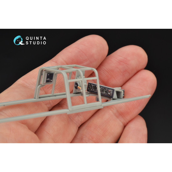 Quinta QD32063 - 1/32 3D-Printed coloured Interior for Bf 110C/D for Dragon kit Quinta QD32063 - 1/32 3D-Printed coloured Interior for Bf 110C/D for Dragon kit
