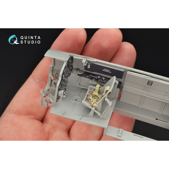 Quinta QD32063 - 1/32 3D-Printed coloured Interior for Bf 110C/D for Dragon kit Quinta QD32063 - 1/32 3D-Printed coloured Interior for Bf 110C/D for Dragon kit