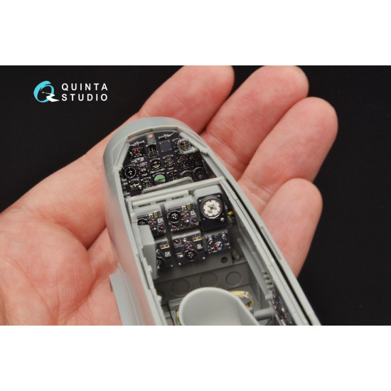 Quinta QD32063 - 1/32 3D-Printed coloured Interior for Bf 110C/D for Dragon kit Quinta QD32063 - 1/32 3D-Printed coloured Interior for Bf 110C/D for Dragon kit