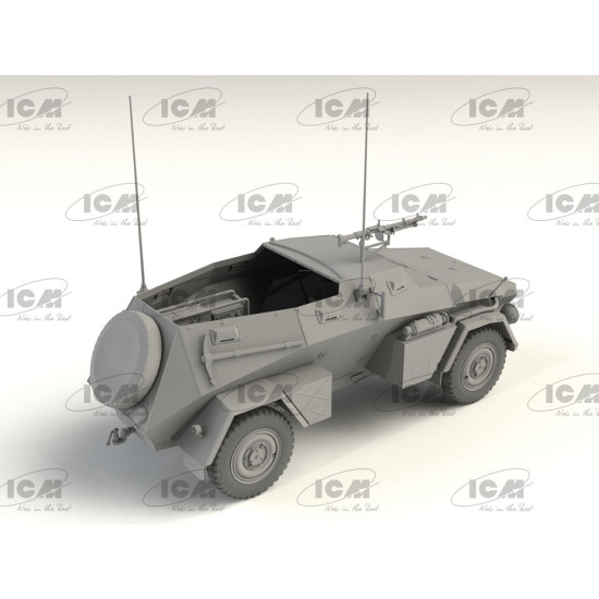 ICM 35112 - 1/35 Sd.Kfz. 247 Ausf.B with MG 34 machine gun scale model kit