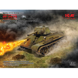 ICM 35354 - 1/35 WWII Soviet flamethrower tank gun model kit