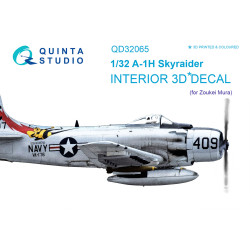 Quinta QD32065 - 1/32 3D-Printed Interior for A-1H Skyraider (ZM SWS kit)