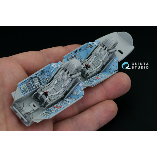 Quinta QD32072 - 1/32 3D-Printed Interior for Su-27UB (Trumpeter kit)