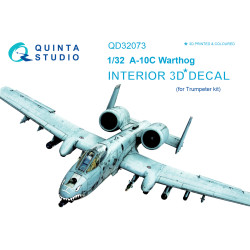 Quinta QD32073 - 1/32 3D-Printed & coloured interior for A-10C Trumpeter kit