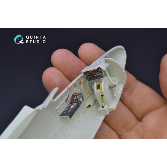 Quinta QD32075 - 1/32 He 162 3D-Printed colored interior for Revell kit