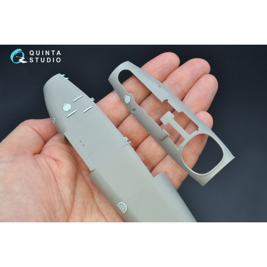 Quinta QD32076 - 1/32 3D-Printed & Coloured Interior for Albatros D.I (Roden kit)