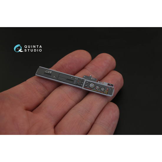 Quinta QD35012 - 1/35 3D Printed Coloured Interior for KAMAZ 4350 Mustang Family (Zvezda kit)