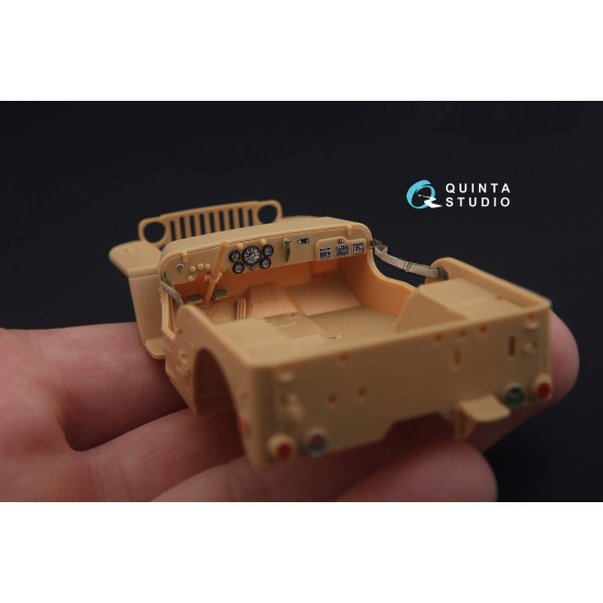 Quinta QD35018 - 1/35 3D-Printed & Coloured Interior for Willys MB (for all kit)