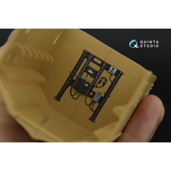 Quinta QD35026 - 1/35 3D-Printed Interior for Ural 63095 TYPHOON-U (RPG-model kit) Quinta QD35026 - 1/35 3D-Printed Interior for Ural 63095 TYPHOON-U (RPG-model kit)
