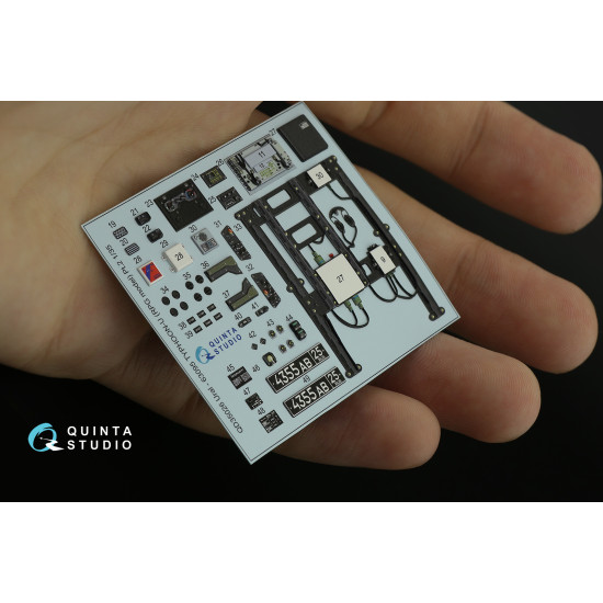 Quinta QD35026 - 1/35 3D-Printed Interior for Ural 63095 TYPHOON-U (RPG-model kit) Quinta QD35026 - 1/35 3D-Printed Interior for Ural 63095 TYPHOON-U (RPG-model kit)