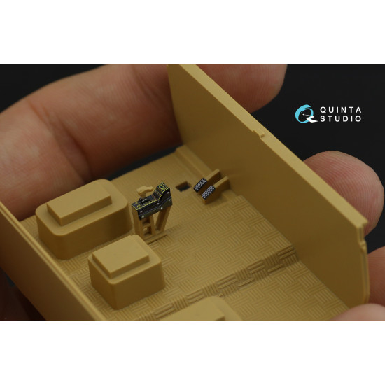 Quinta QD35026 - 1/35 3D-Printed Interior for Ural 63095 TYPHOON-U (RPG-model kit) Quinta QD35026 - 1/35 3D-Printed Interior for Ural 63095 TYPHOON-U (RPG-model kit)