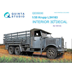 Quinta QD35030 - 1/35 3D-Printed & Coloured Interior for Krupp L3H163 (ICM Kit)