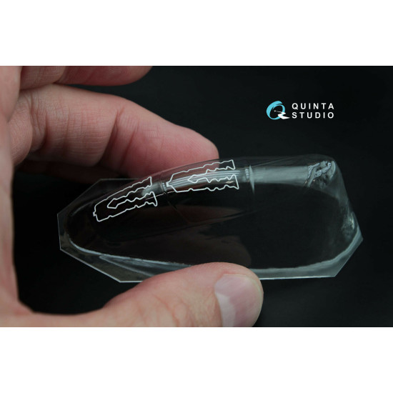 Quinta studio's QC72007 - 1/72 Vacuum clear canopy for Yak-130 (Zvezda kits) Quinta studio's QC72007 - 1/72 Vacuum clear canopy for Yak-130 (Zvezda kits)