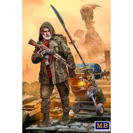 Us Stock Master Box 24076 - 1/24 Post-apocalyptic Series. The Last Bridge. Kit No. Vadim