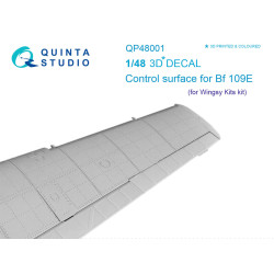 Quinta studio's QP48001 - 1/48 Control surface for Bf 109E Wingsy Kits kit
