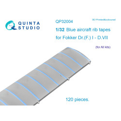 Quinta studio's QP32004 - 1/32 Blue rib tapes Fokker Dr. (F.)I-D.VII (for All kit)