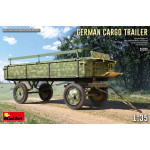 Us Stock Miniart 35320 - 1/35 German Cargo Trailer Scale Plastic Model Kit
