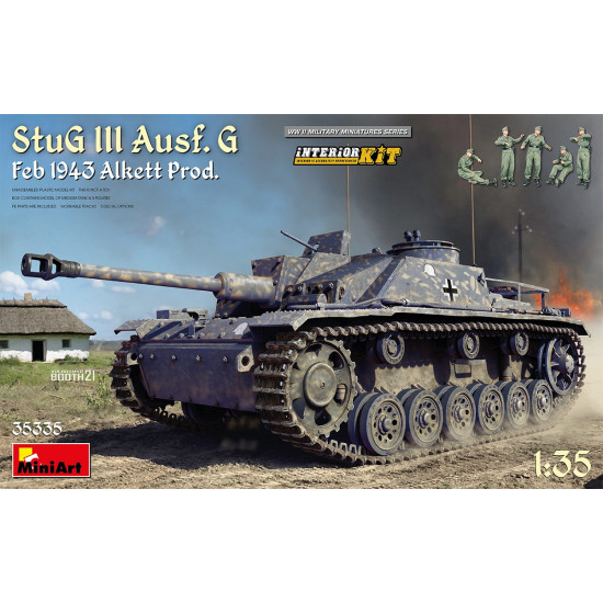 Miniart 35335 - 1/35 StuG III Ausf. G Feb 1943 Alkett Prod. INTERIOR KIT Miniart 35335 - 1/35 StuG III Ausf. G Feb 1943 Alkett Prod. INTERIOR KIT