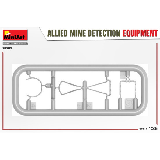 Miniart 35390 - 1/35 ALLIED MINE DETECTION EQUIPMENT scale model kit