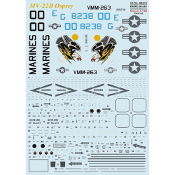 Print Scale 48-215 - 1/48 MV-22B Osprey Part 2 Decal for aircraft