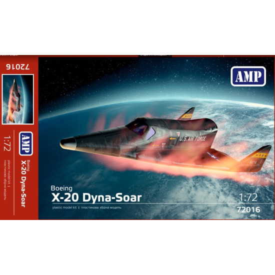 AMP 72-016 - 1/72 - Boeing X-20 Dina-soar scale plastic model aircraft