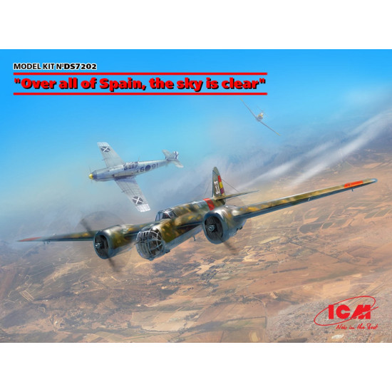 ICM DS7202 - 1/72 Over all of Spain the sky is clear scale model kit