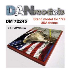 Dan Models 72245 - 1/72 Stand model for USA theme, size 240 x 290 mm