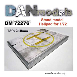 Dan Models 72276 - 1/72 scale Stand model Helipad, size 180 x 240 mm