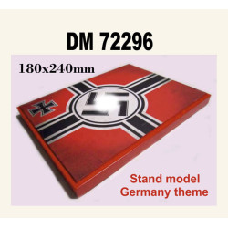 Dan Models 72296 - 1/72 scale Stand model Germany theme, size 180 x 240 mm
