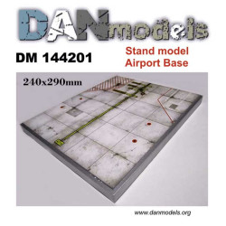 Dan Models 144201 - 1/144 scale Stand model Airport Base, size 240 x 290 mm