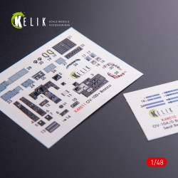Kelik K48011 - 1/48 scale OV-10D+ Bronco interior 3D decals for Icm kit