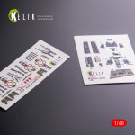 Kelik K48020 - 1/48 scale F-4B/N interior 3D decals for Academy kit